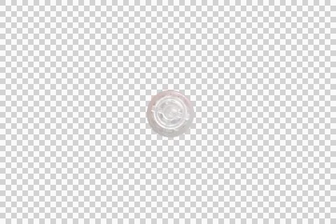 Circular white textured object on transparent background. Stock Photos