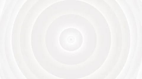Circular White Waves on Grey Pastel Background Stock-Footage 268055909