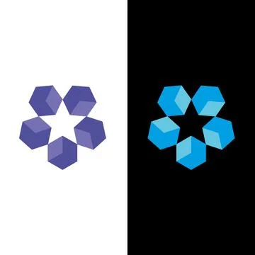 Circular Wireframe polygonal logo element Vector Illustration 스톡 일러스트