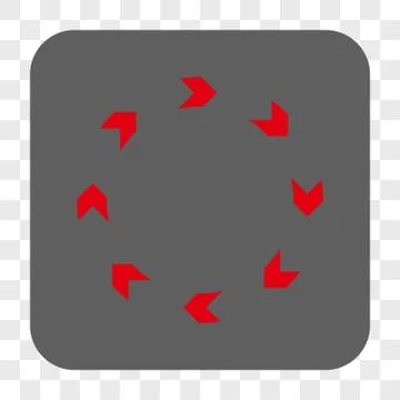 Circulation Interface Toolbar Button Illustrazione stock