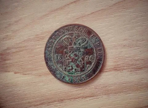 Circulation old coin Stock-Fotos
