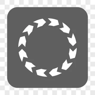 Circulation Rounded Square Button イラスト素材