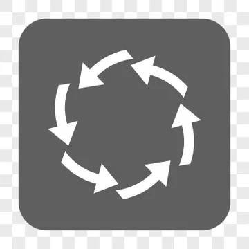 Circulation Rounded Square Button イラスト素材