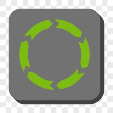 Circulation Rounded Square Button 스톡 일러스트