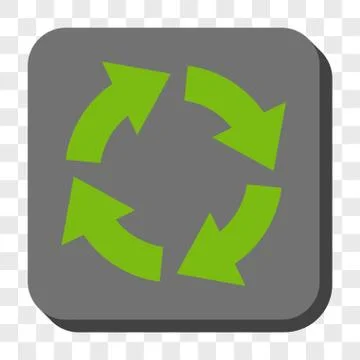 Circulation Rounded Square Button 스톡 일러스트