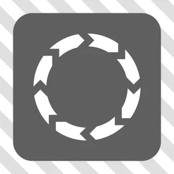 Circulation Rounded Square Button イラスト素材