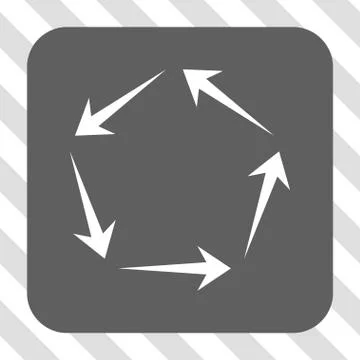 Circulation Rounded Square Button 스톡 일러스트