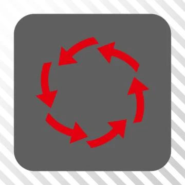 Circulation Rounded Square Button 스톡 일러스트