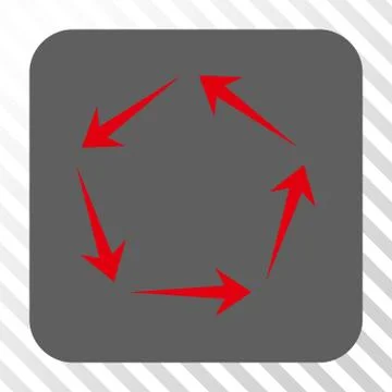 Circulation Rounded Square Button 스톡 일러스트