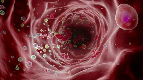 Circulation sanguine (blod) Stock Footage