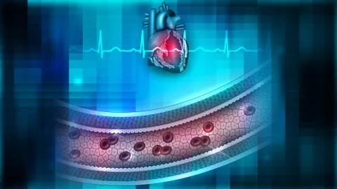 Circulatory system health Stock Illustration