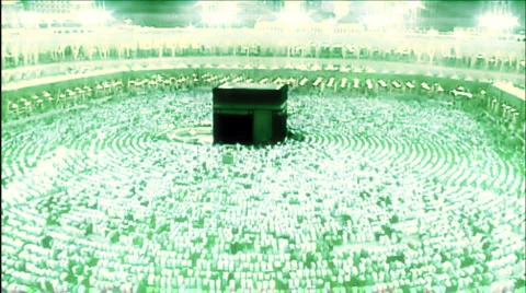 Circumambulation (of the kaaba)2 Stock-Footage 909900