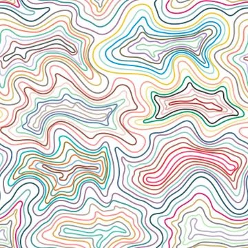 Circumference crumpled align seamless background. Stock Illustration