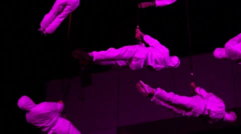 Circus acrobats. Video stock 62196353