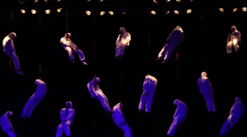 Circus acrobats. Stock Footage 62196383