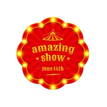 Circus amazing show Stock Illustration