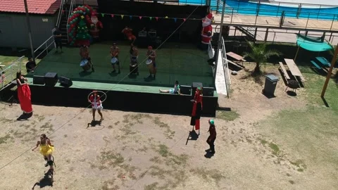 Circus and confetti Stock Footage 156829131