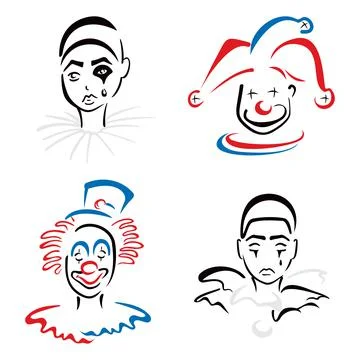 Circus artists イラスト素材