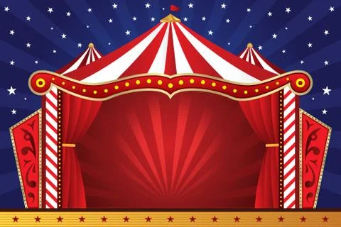 Circus background Stock Illustration