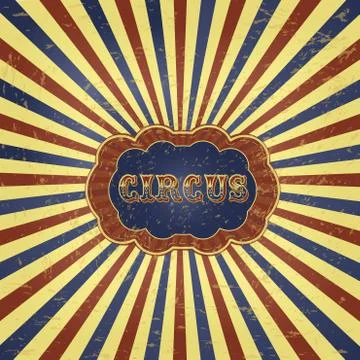 Circus background illustration Stock Illustration