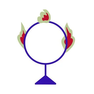 Circus background illustrator Illustrazione stock