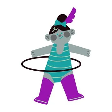 Circus background illustrator Illustrazione stock