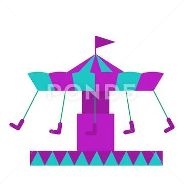 Circus background illustrator Ilustraciones de archivo
