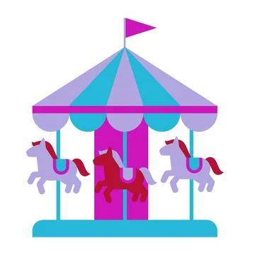 Circus background illustrator Stock Illustration