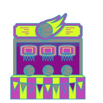 Circus background illustrator 스톡 일러스트