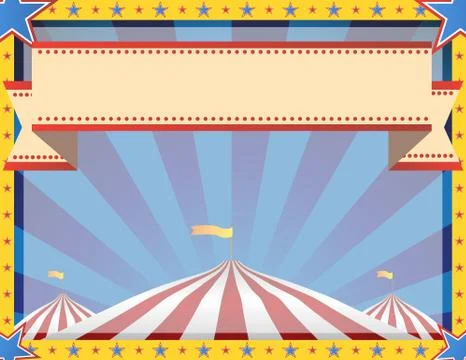Circus Background Landscape Stock Illustration