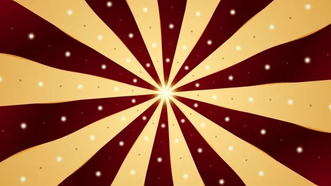 Circus carnival Background. Red and gold circus sunburst with glowing lights Stock Footage 337995978