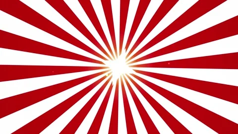 Circus carnival Background. Red and white circus sunburst with carnival Stock Footage 337996096