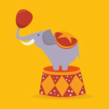 Circus carnival entertainment Stockillustratie