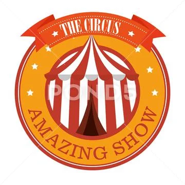 Circus carnival entertainment Stock Illustration