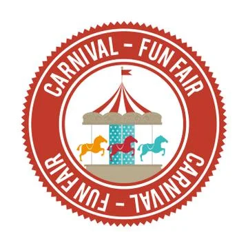 Circus carnival entertainment Stockillustratie