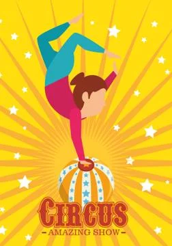 Circus carnival entertainment Stockillustratie