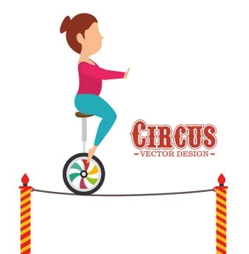 Circus carnival entertainment Stockillustratie