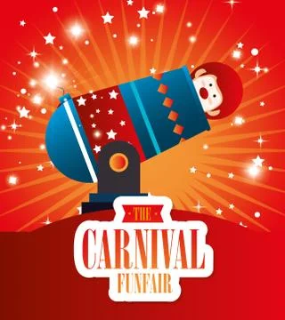 Circus carnival entertainment イラスト素材