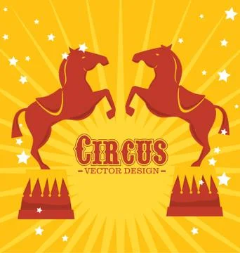 Circus carnival entertainment Stockillustratie