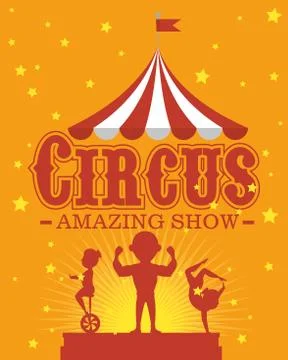 Circus carnival entertainment イラスト素材