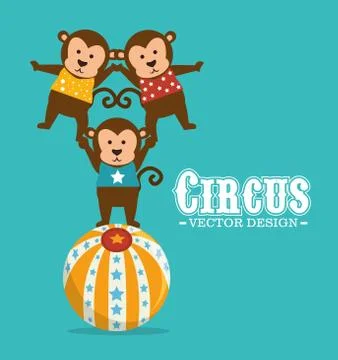 Circus carnival entertainment Stockillustratie