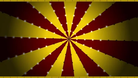 Circus carnival featuring a large traditional big top tent with bright festiv Stock Footage 345962160