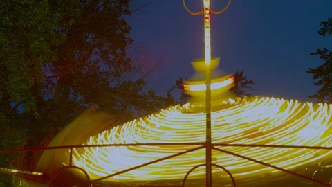 Circus Carnival Ride Video stock 107497843