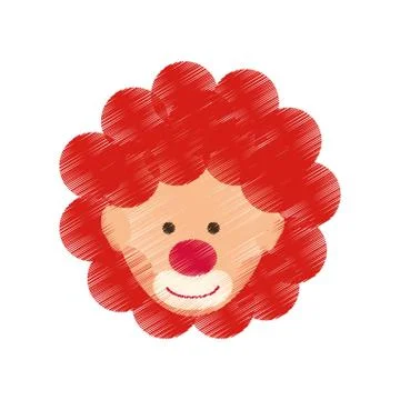 Circus clown cartoon Illustrazione stock