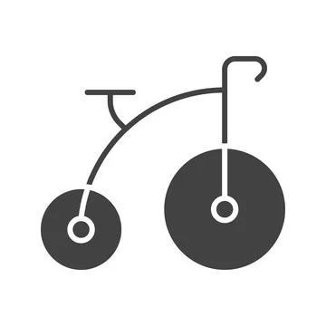 Circus Cycle icon vector image. Stock Illustration