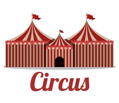 Circus design over white background, vector illustration イラスト素材