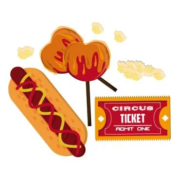 Circus elements design イラスト素材
