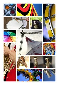 Circus elements Stock Photos