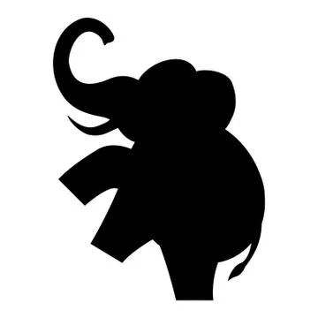 Circus elephant cartoon 스톡 일러스트