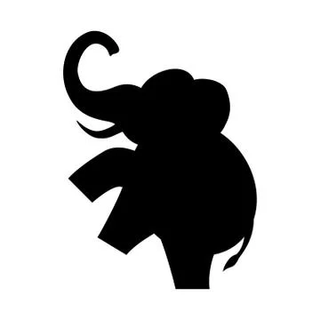 Circus elephant cartoon 스톡 일러스트